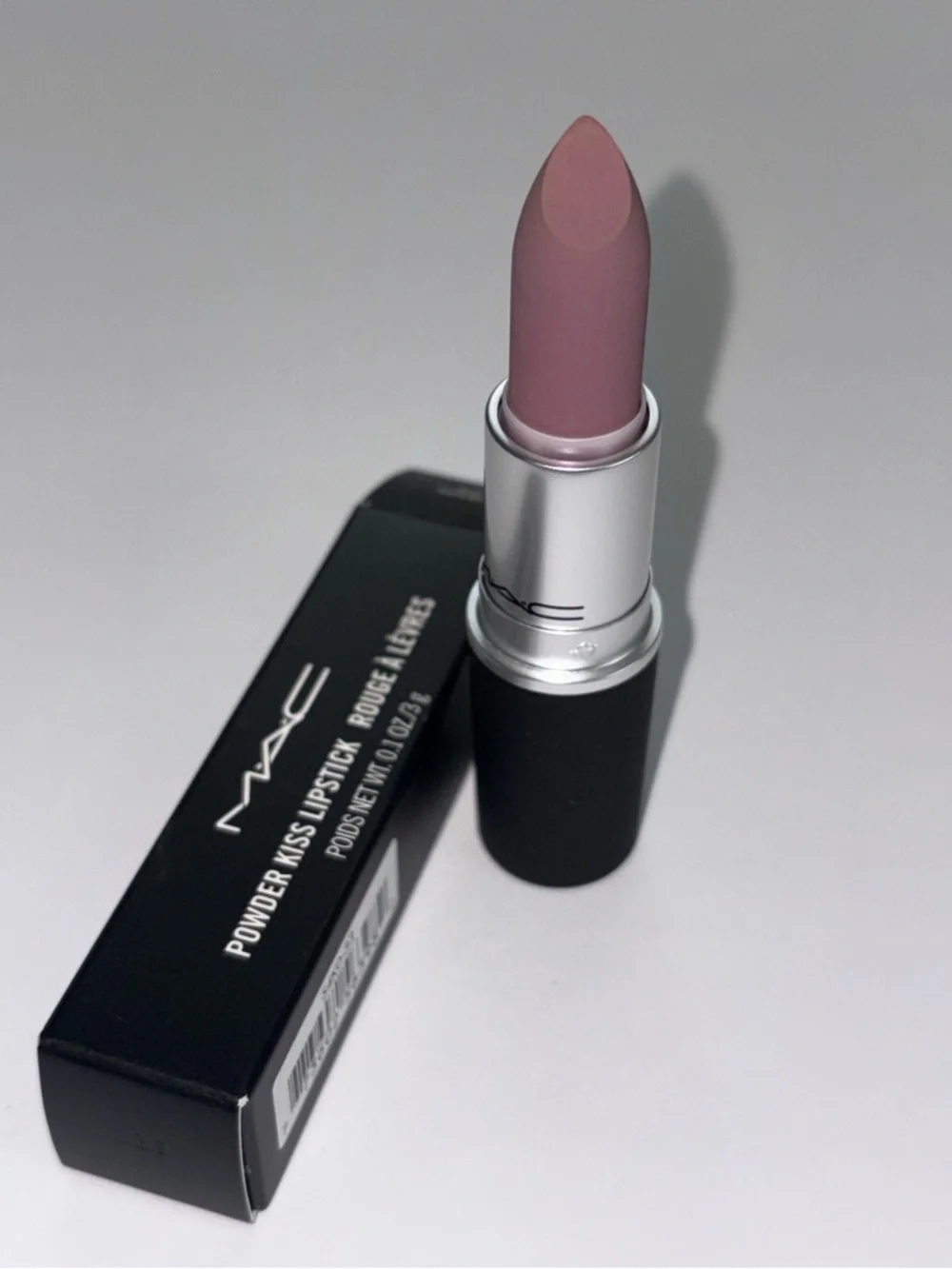 NEW MAC Cosmetics Powder Kiss Lipstick • Ripened Muted Mauve Pink *Discontinued*